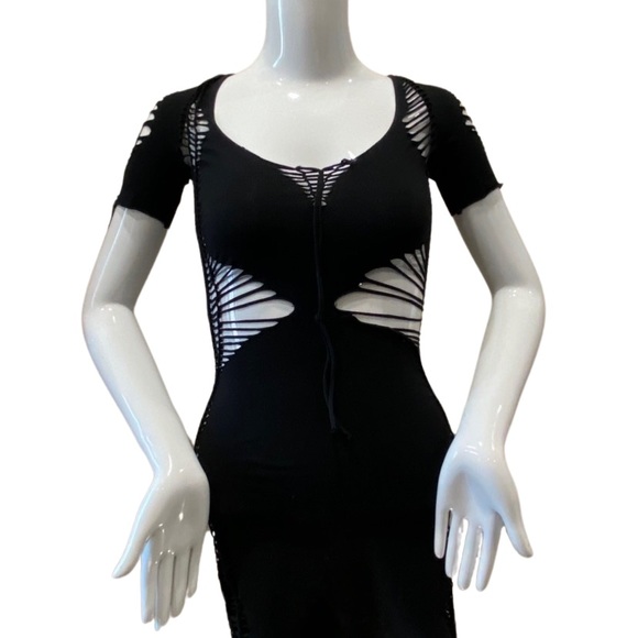 ZIALIFE HANDCUT AMERICAN APPAREL LAYERING DRESS - Picture 5 of 5